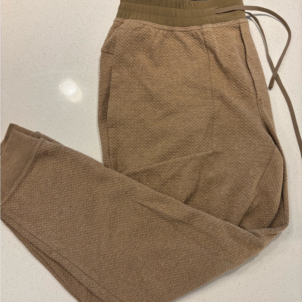 lululemon athletica Textured Tan Joggers